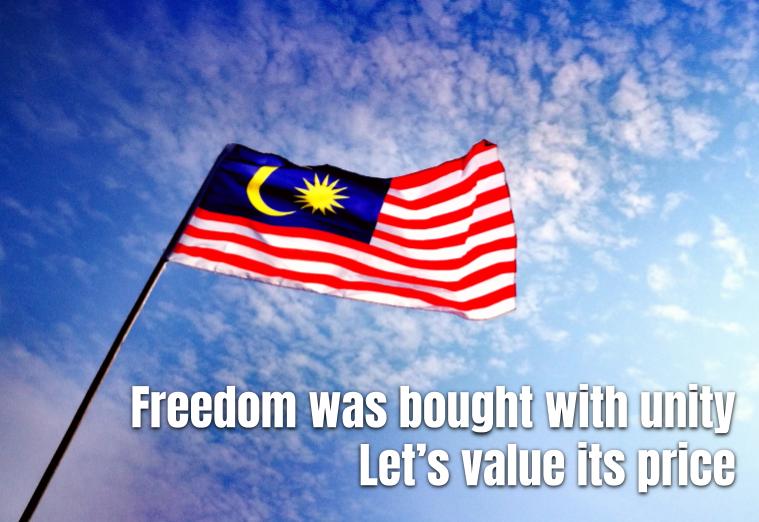 Merdeka 2020 Freedom was bought with unity, let’s value its price